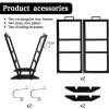 QCHIAN Firewood Rack for Indoor and Outdoor Use, Holds Approx. 16–20-Inch Logs view 3