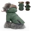 PETCUTE Dog Jacket with Harness, Waterproof Winter Coat with Reflective Trim view 1