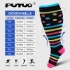 PUTUO Compression Socks for Men and Women view 2