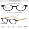 Lanomi Retro Round Reading Glasses, Brown, +1.0 view 2