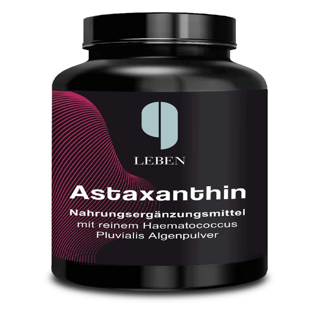 9 Leben PREMIUM High-Dose Astaxanthin 180 Capsules [LAB-TESTED] - Vegan, Additive-Free - 6 mg/Capsule