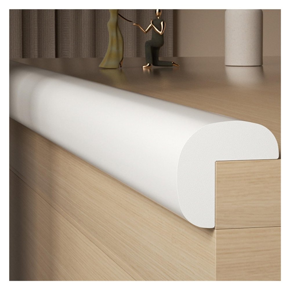 L-Type Self-Adhesive Foam Safety Edge Guard, White