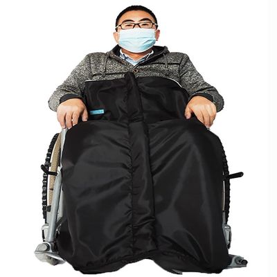BLUEZY Wheelchair Blanket, Winter Windproof Knee Blanket and Footmuff for Adults