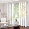 MAYNUO Kids' Blackout Curtains, 3D Golden Little Star, 2 Panels, 70 x 160 cm Each, with Grommets view 2