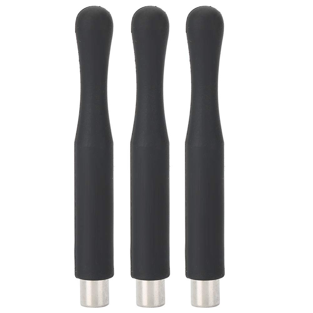 TOUISEDGI Nail Art Magnet Pens, 3-Piece Set, for UV Gel Polish, 6.2 x 0.6 x 0.6 cm, Black