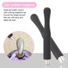 TOUISEDGI Nail Art Magnet Pens, 3-Piece Set, for UV Gel Polish, 6.2 x 0.6 x 0.6 cm, Black view 3