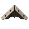 50-Piece Green Bronze Iron Corner Protectors for Wooden Boxes view 2