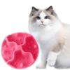 ulafbwur Anti-Choke Silicone Slow Feeder Mat for Cats, Pink view 3