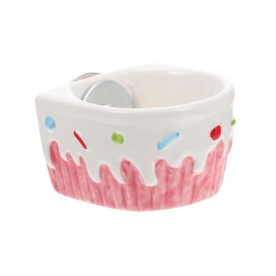 FRCOLOR Ceramic Hamster Food Bowl