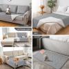 HonunG Waterproof Pet Blanket and Sofa Cover, Light Gray, 243 x 208 cm view 3