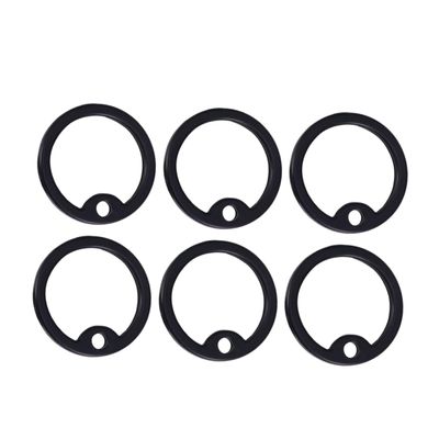 minkissy 12-Pack Dog Tags with Silicone Rings