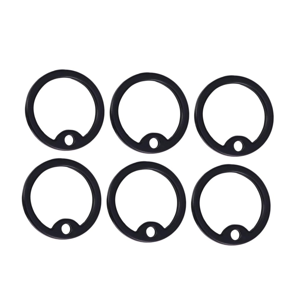 minkissy 12-Pack Dog Tags with Silicone Rings