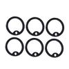minkissy 12-Pack Dog Tags with Silicone Rings view 1