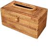 Handwoven Rattan Tissue Box Cover and Holder view 2