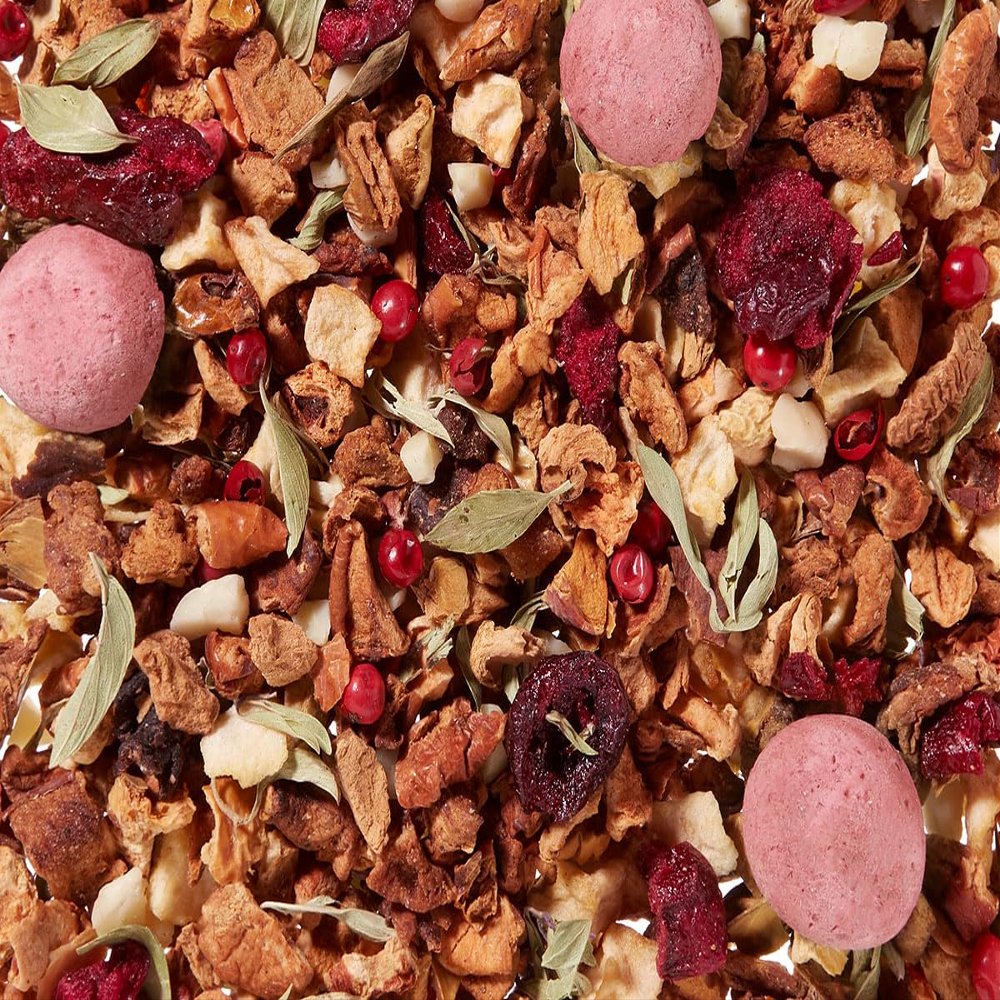 teemando Fruit Tea Blend New Year's Doughnut, Cherry Pastry Flavor, 1 kg