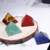 AtkitS Natural Crystal Pyramid, Healing Crystal, Rose Quartz, Chakra & Reiki Crystal, Rainbow Fluorite Home Decor (Clear Quartz) view 4