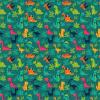 Odot Fitted Sheet for Baby Crib, Green Dinosaur Print, 33 x 75 cm view 2