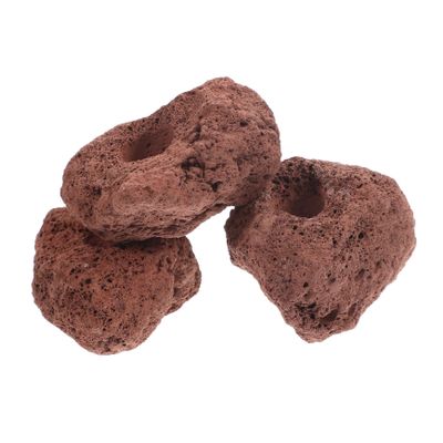 minkissy 3-Piece Volcanic Stone Aquarium Plant Fixing Rings