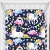 Odot Fitted Crib Sheet for Baby and Toddler Mattresses, Star Print, 70 x 140 cm view 2