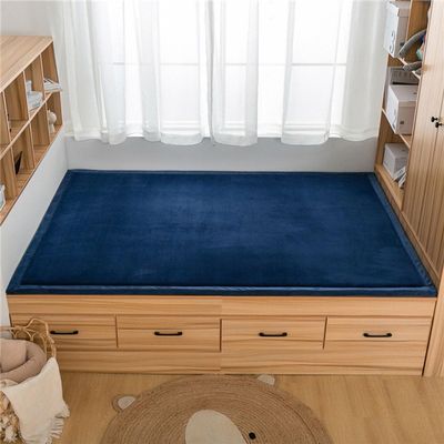 Single Tree Forest Rug for Kids' Room, Navy Blue, 120 × 200 cm