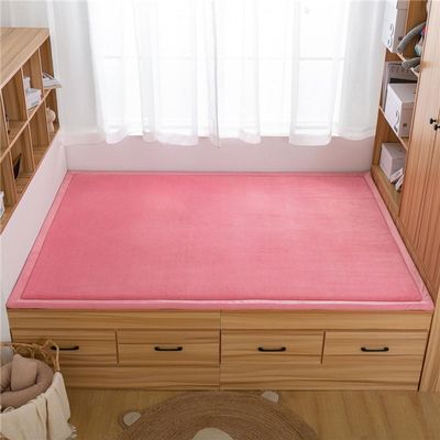 Single Tree Forest Rug for Kids' Room, Crawling Mat, Yoga Mat and Exercise Mat, Pink, 60 x 200 cm