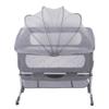 Adjustable Co-Sleeping Bassinet for Babies with Soft Mattress and Mosquito Net, 4 Wheels, 1–36 Months, 92 × 58 × 70–90 cm, Off-White view 2