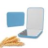 Kintion Pocket Mirror, 1X/3X LED Lighted Travel Mirror, Small, Straw Blue view 1