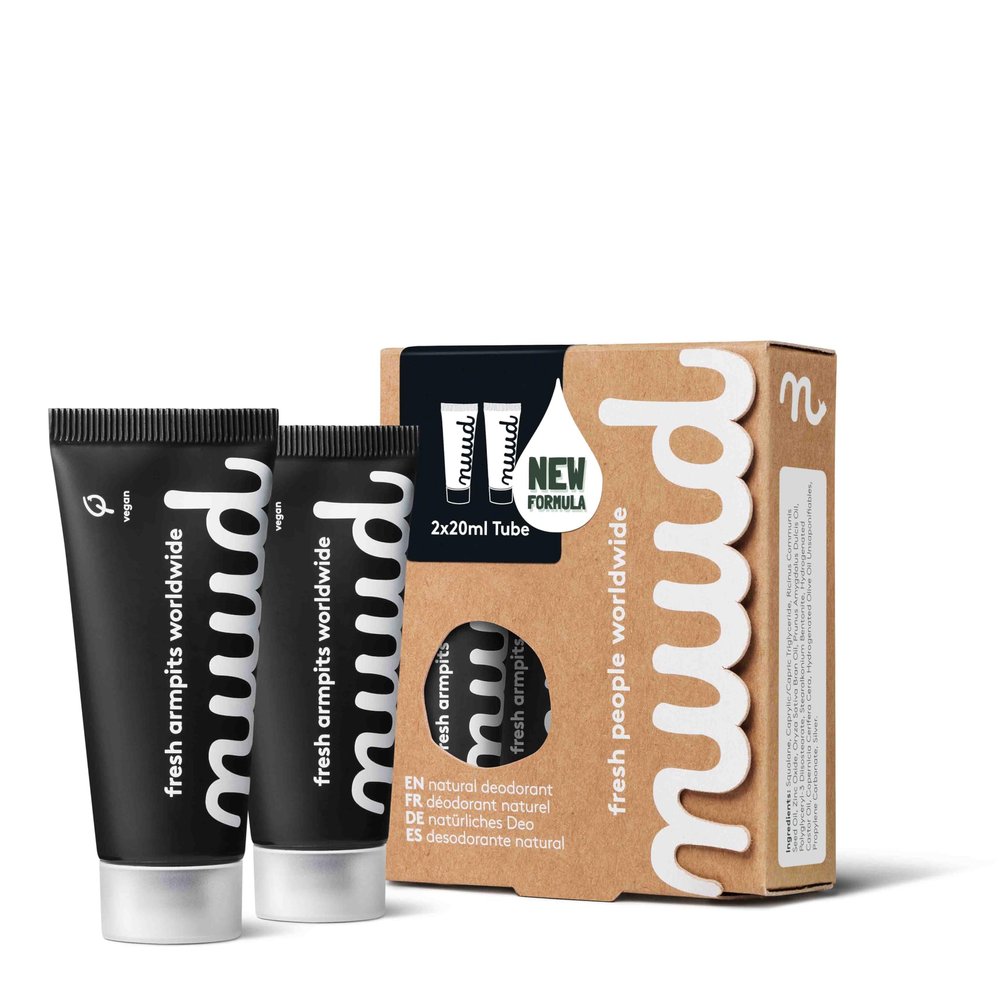 NUUD Smarter Pack – New Formula Natural Vegan Cream Deodorant for Sweat Odor
