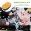 POPETPOP 3-Piece Silicone Scalp Massager Brush Set view 2
