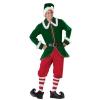Eghunooye Adult Christmas Elf Costume, Santa's Helper Outfit with Hat, Shoes and Socks (Green Men's 1, XXXL) view 1
