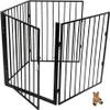 Cannoli Modular Steel Playpen for Dogs, Indoor and Outdoor, Fence Enclosure for Dogs, Rabbits, Rodents and Small Animals (240 x 2.5 x 75 cm) view 3