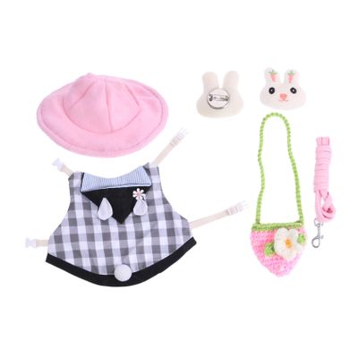 Beaupretty Stylish Vest Leash Set for Hamsters
