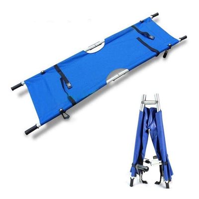 Samnuerly First-Aid Rescue Stretcher, Folding Medical Stretcher with Handles, Aluminum Alloy Rescue Cot 98