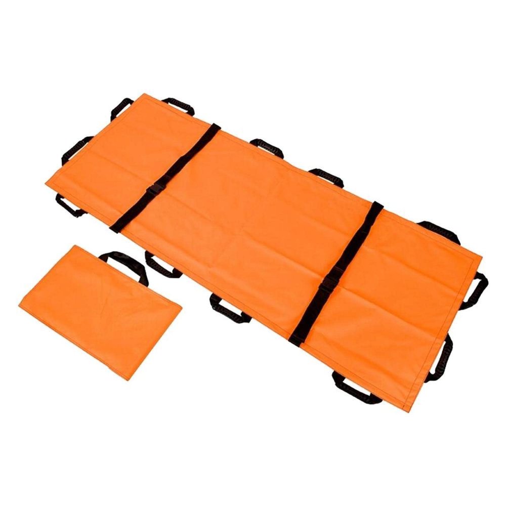 Samnuerly Folding Stretcher Bed, Portable Multifunctional Household Stretcher with Carrying Bag for Outdoor Emergencies A
