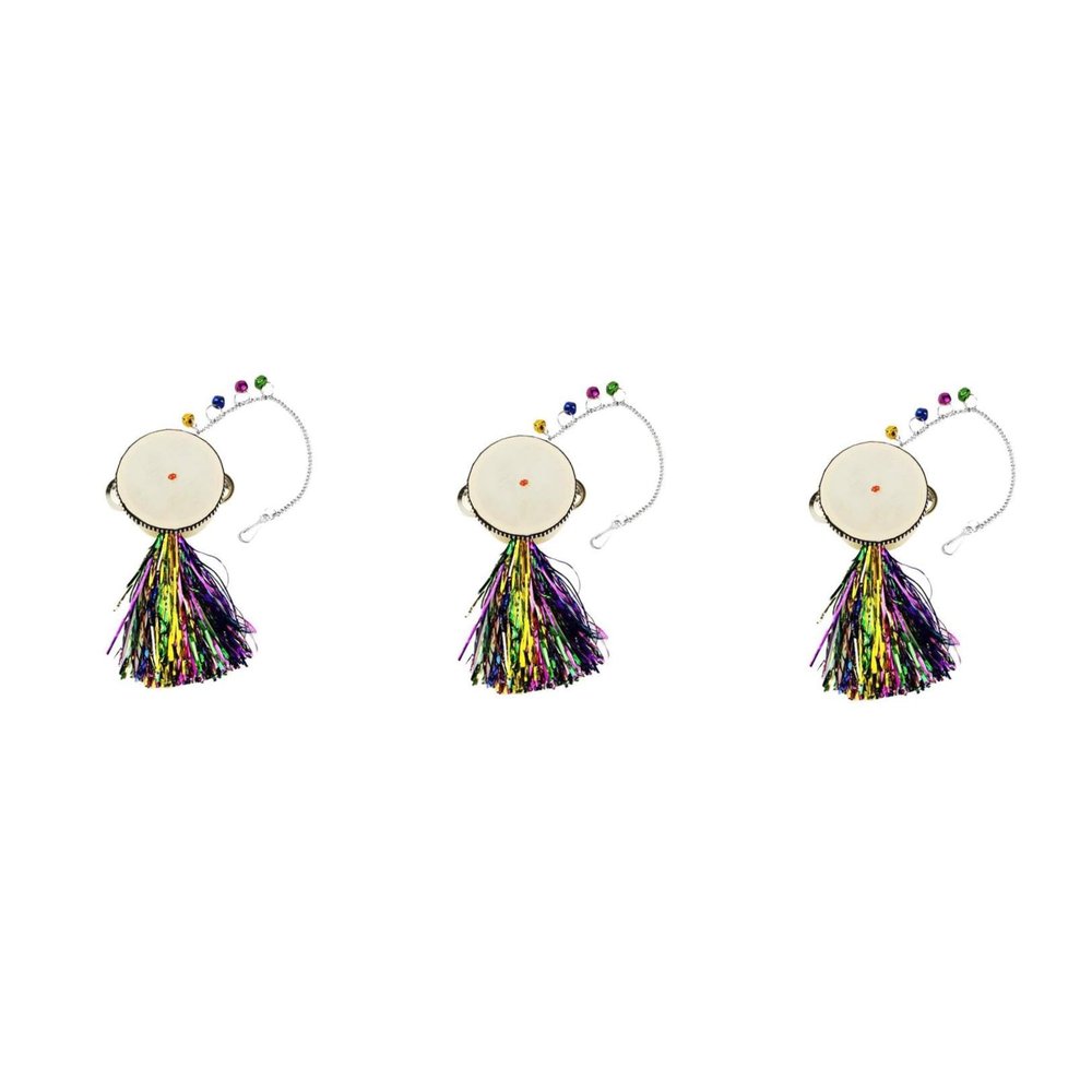 minkissy 3-Piece Chicken Mirror Toy with Double Drum Mirror for Hens, Roosters and Chicks