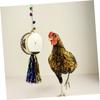 minkissy 3-Piece Chicken Mirror Toy with Double Drum Mirror for Hens, Roosters and Chicks view 4