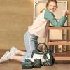 WolFum 3-Piece Women's Bag Set, Shoulder Bag, Clutch and Wallet, Dark Gray view 2
