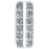 3,000-Piece Box Nail Art Crystal Flat-Back Rhinestones, 1.5 mm and 2.0 mm, Iridescent Diamonds, Rhinestone Manicure Tips, 3D Decoration, 1.5 mm, Clear view 1