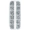 3,000-Piece Box Nail Art Crystal Flat-Back Rhinestones, 1.5 mm and 2.0 mm, Iridescent Diamonds, Rhinestone Manicure Tips, 3D Decoration, 1.5 mm, Clear view 2