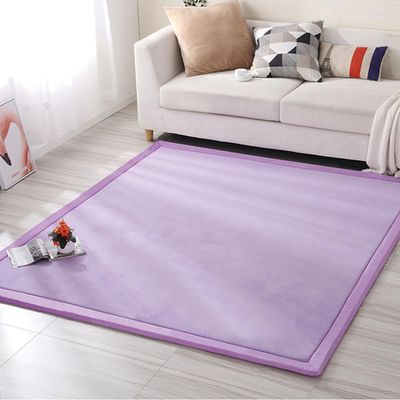 Single Tree Forest Rug for Kids' Room, Violet, 150 × 180 cm