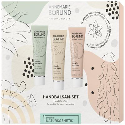 ANNEMARIE BÖRLIND Hand Balm Set (90 ml) – Cares for and Smooths Rough Hands, Protects and Moisturizes Skin, Vegan