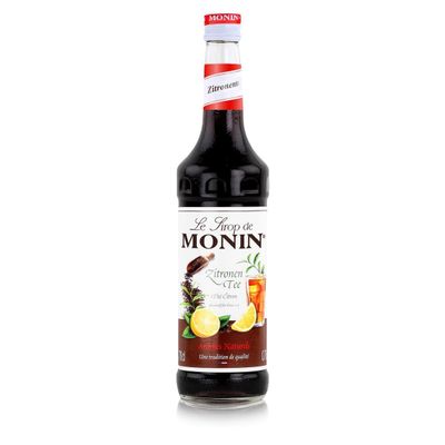 Monin Lemon Tea Syrup Concentrate (1 x 0.7 L) – Vegan, Natural, for Iced Tea, Cocktails & More