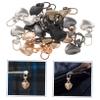 Lurrose 3 Sets of Practical Zipper Sliders, Zipper Repair Kit, Universal Replacement Zipper Pulls, 20 Pieces per Set view 4