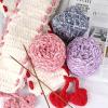 3-Piece Soft Snowflake Cotton-Blend Chenille Yarn, Chunky, for Hand Knitting and DIY Crochet Scarves (Color: 3PC 07) view 4