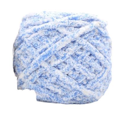 3-Piece Soft Snowflake Cotton-Blend Chenille Yarn, Chunky, for Hand Knitting, DIY, and Crochet Scarves (Color: 3PC 16)