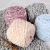 3-Piece Soft Snowflake Cotton-Blend Chenille Yarn, Chunky, for Hand Knitting, DIY, and Crochet Scarves (Color: 3PC 16) view 3