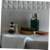FRCOLOR 3-Piece Gold-Tone Metal Razor and Shaving Brush Holder view 2