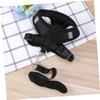 minkissy Adjustable Chest Harness for Small Dogs and Cats, Breathable, with Leash, Comfortable, Black view 2