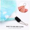 minkissy 2-Pack Hanging Pet Beds, Double-Layer Plush Hammocks for Small Animals, Green with Stars view 3