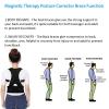 EKSED Posture Corrector Magnetic Therapy Shoulder and Back Support for Men and Women, Handmade view 2